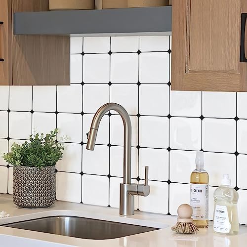 EasyLife Waterproof Self Adhesive Wall Stickers per cucina e bagno 10 pezzi 20x20cm Decorazione di parete resistente all