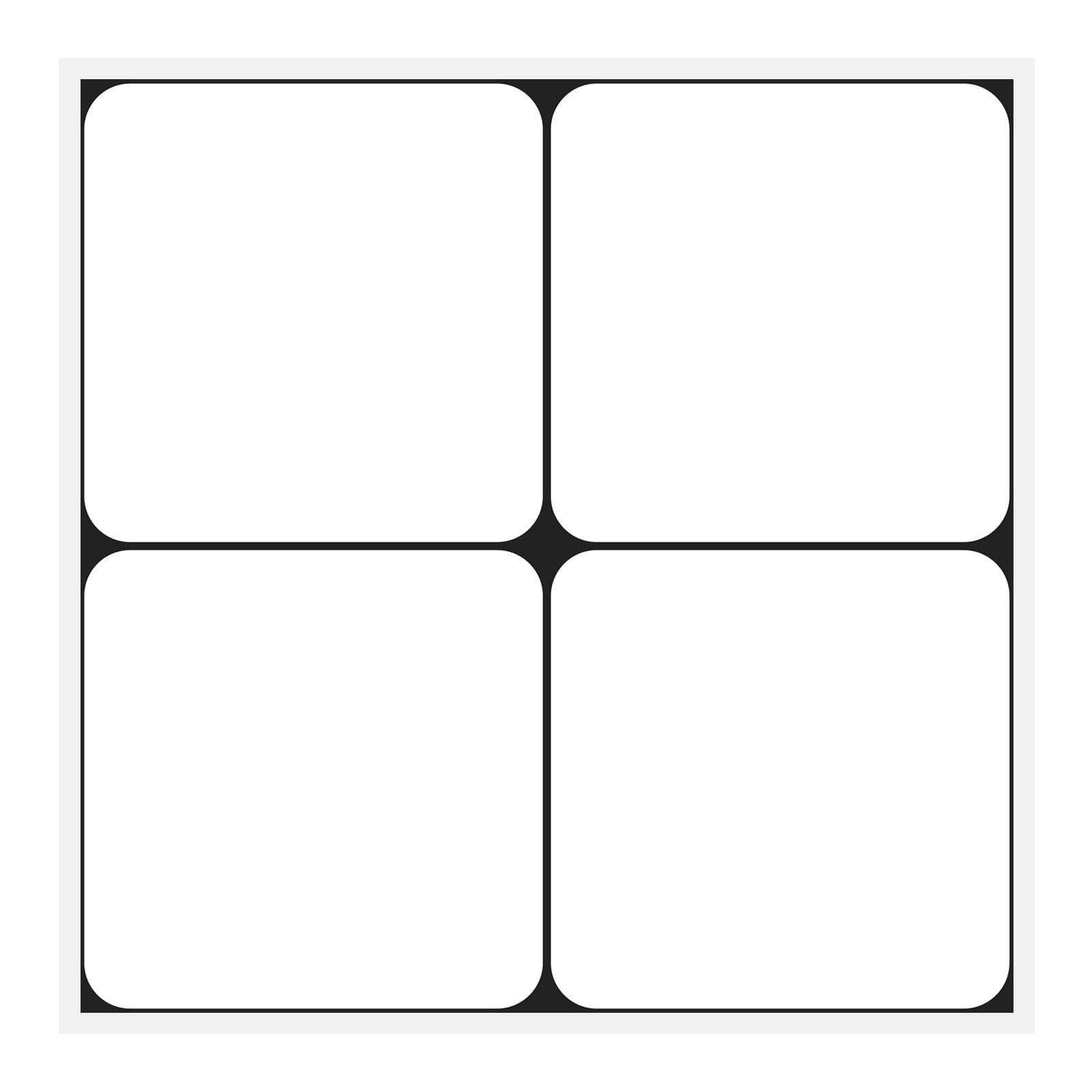 EasyLife Waterproof Self Adhesive Wall Stickers per cucina e bagno 10 pezzi 20x20cm Decorazione di parete resistente all